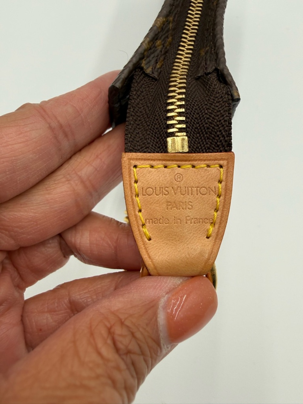 Vintage Louis Vuitton LV Bucket Accessory Pouch Authentic - Picture 5 of 15